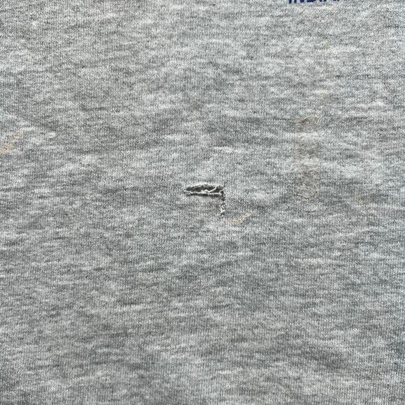 Vintage Distressed Gray Navistar Indianapolis Plant Raglan Crewneck Sweatshirt L - Picture 7 of 16